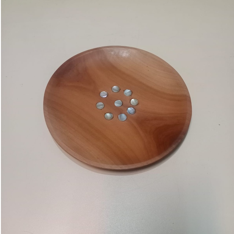 Piring kue kayu kerang/Plate cake kayu kerang