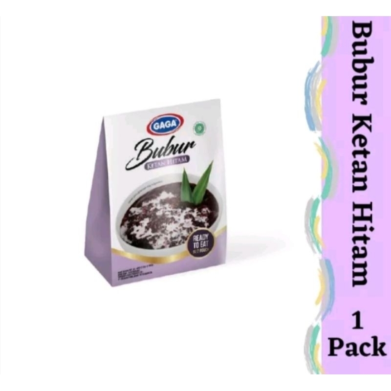 

Gaga Bubur Ketan Hitam 1 Pack (isi 2 pouch)