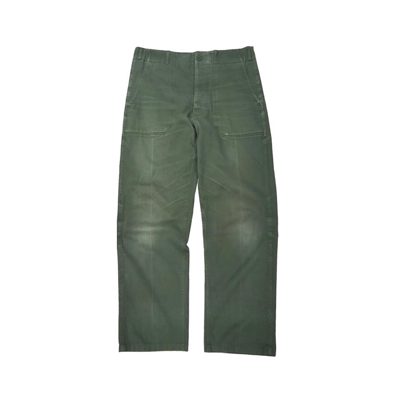 Vintage ROK Korean Army OG Fatigue Pants (Celana Army Korea)