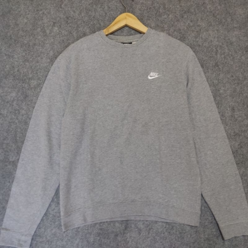 Crewneck Nike Second Preloved Grey Small Swoosh