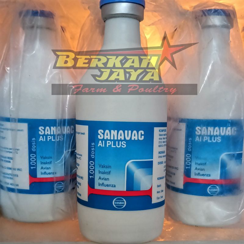 AI PLUS  Vaksin Ayam Avian Influenza, subtipe H5N1, clade 2.3.2 SANAVAC