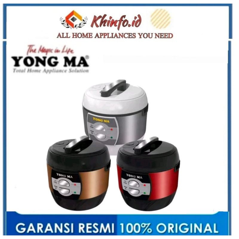 MAGIC COM YONGMA 2LITER SMC7033 / RICE COOKER YONGMA SMC7033  ECO CERAMIC INNER POT