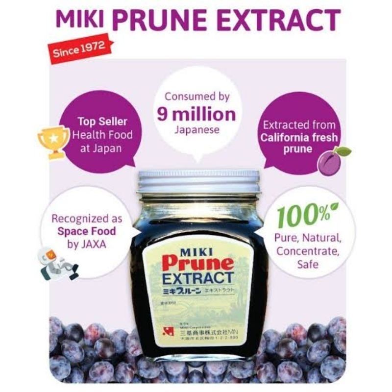 

Prune MIKI extract