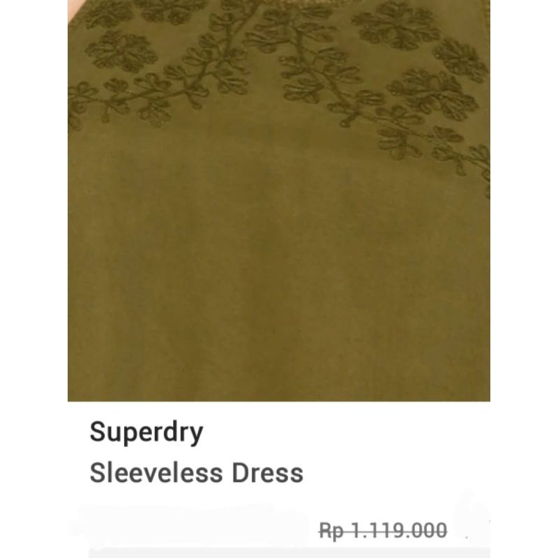 Superdry Sleeveless Dress/Superdry Original/Superdry