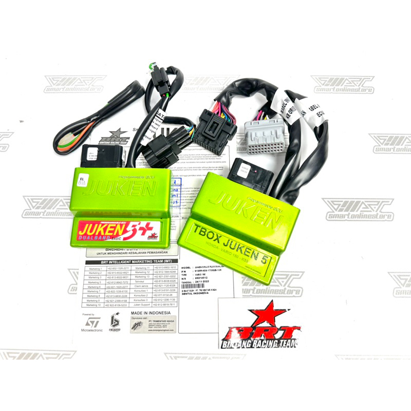 ECU BRT JUKEN 5 PLUS / ECU BRT JUKEN 5+ JUKEN 5++ HONDA VARIO 150 LED + TBOX DAN VARIO 150 KEYLESS
