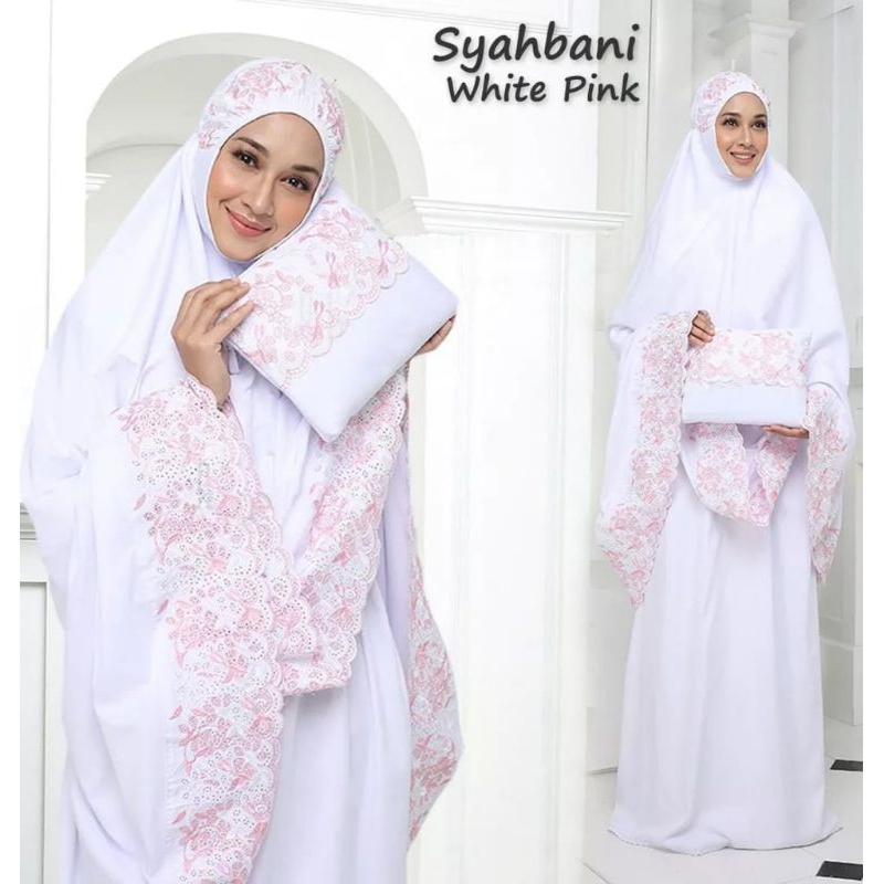 MUKENA SYAHBANI/MUKENA DEWASA FREE TAS