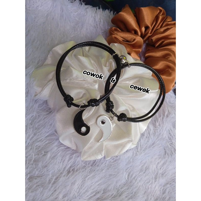 SEPASANG GELANG COUPLE YIN YANG