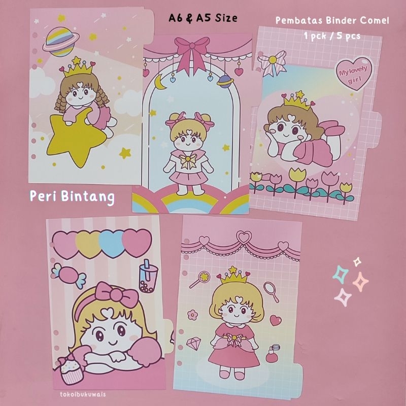 

PEMBATAS BINDER COMEL A6 & A5 SIZE