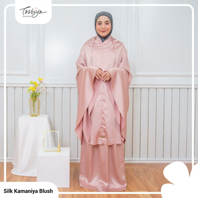 MUKENA TAZBIYA PREMIUM SILK KAMANIYA SERIES ALLSIZE