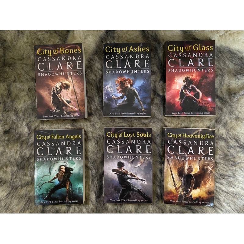 (English+Original) The Mortal Instruments city of bones city of ashes city of glass city of fallen a