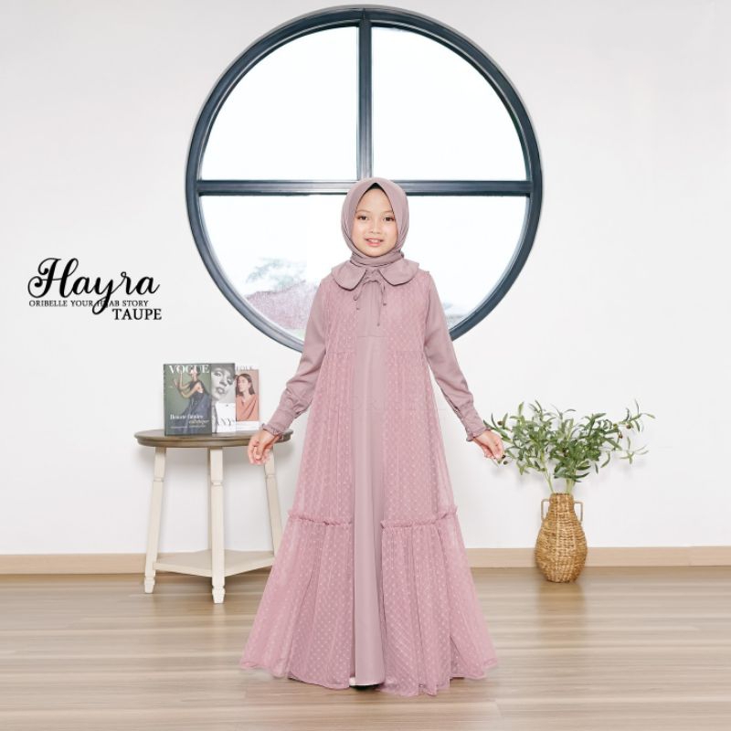 HAYRA COUPLE MOM &amp; KIDS FREE HIJAB MIX TILEDOT/YUMNA COUPLE ORIBELLE KEKINIAN/GAMIS SHAKILA MIX OUTER TILEDOT/FAR MOSLEMSTORE