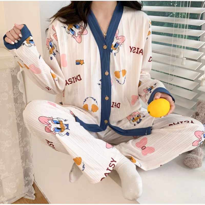 Stelan baju tidur Pp / Piyama import Hijab PP import  fashion Baju tidur dewasa