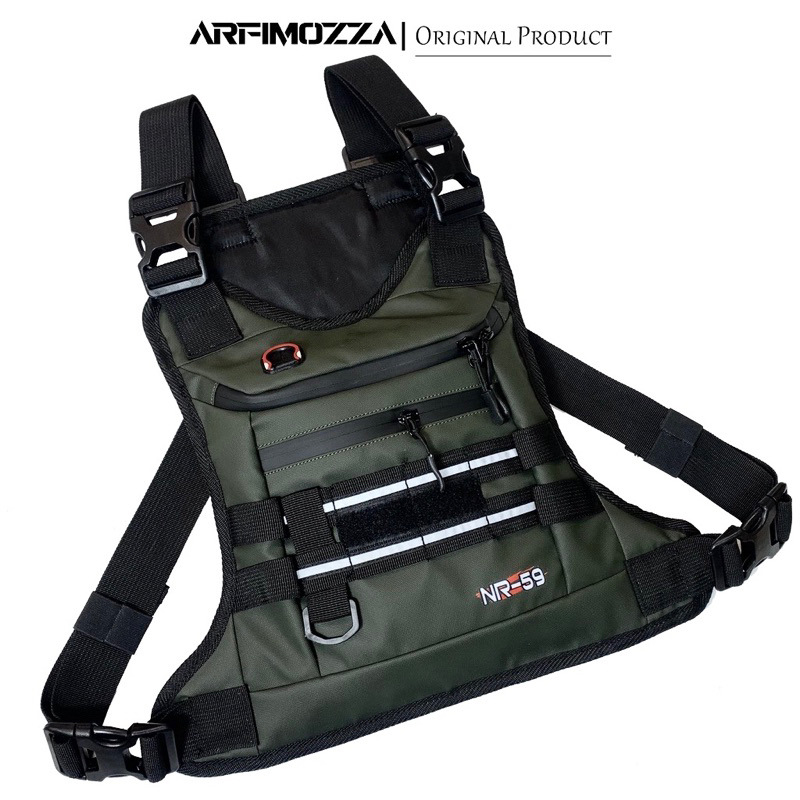 Tas Dada Pria Tactical Rompi Anti Air NR-59 New Color Premium Quality Tas Dada Pria Terbaru