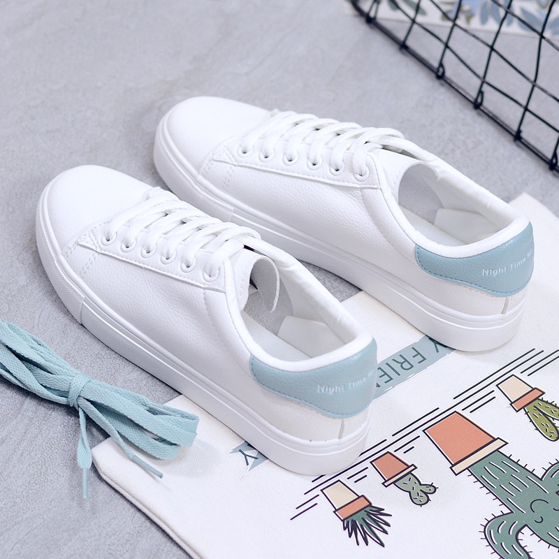 GROSIRTAS LV0115 Sepatu Sneakers Wanita Putih Import KOREA / Sepatu Fashion Premium Quality