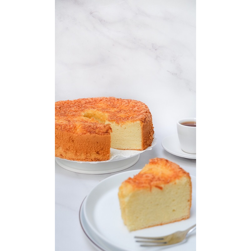 

Cheese Chiffon Cake keju cheddar sponge cake