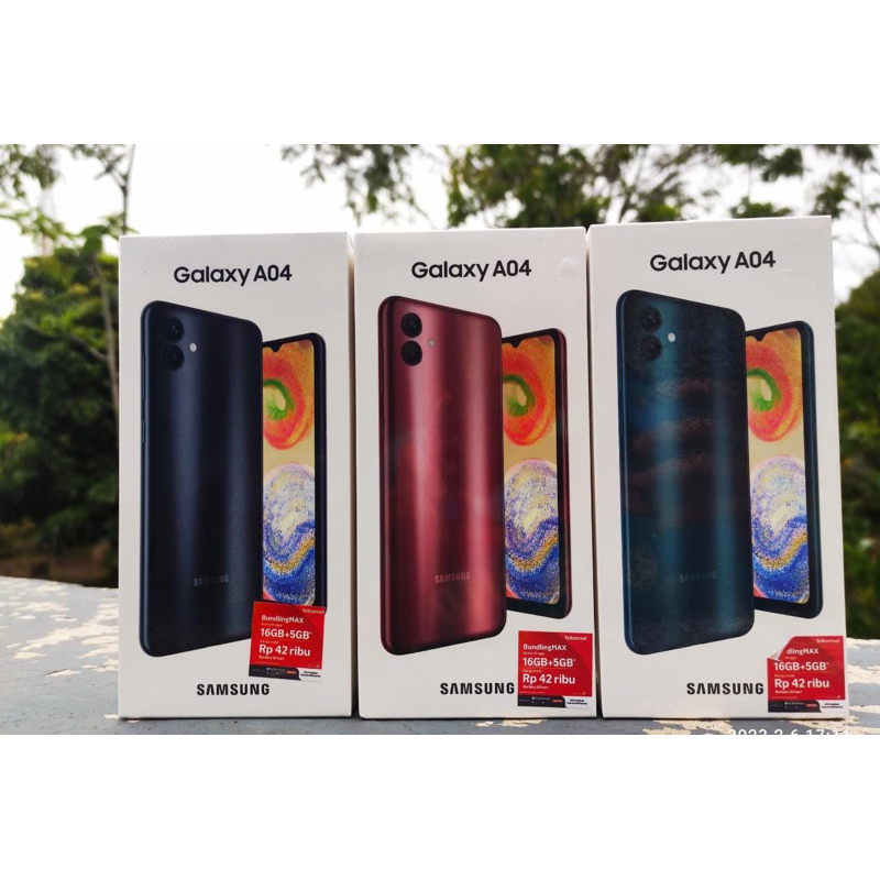 samsung a04 new ram 4/64 gb garansi resmi sein samsung indonesia