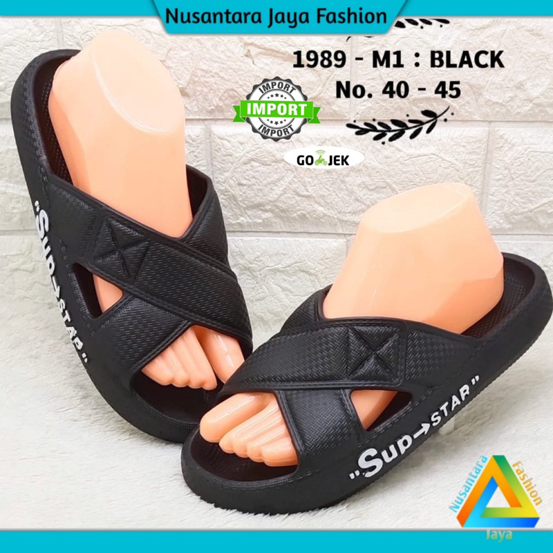 Sandal PRIA Terbaru Selop Import Balance 1989 SUPERSTAR