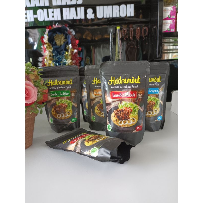 

BUMBU HADRAMOUT INSTAN | BUMBU NASI KEBULI INSTAN | BUMBU NASI BIRYANI INSTAN | BUMBU NASI MANDHI INSTAN | BUMBU NASI BUKHORI INSTAN