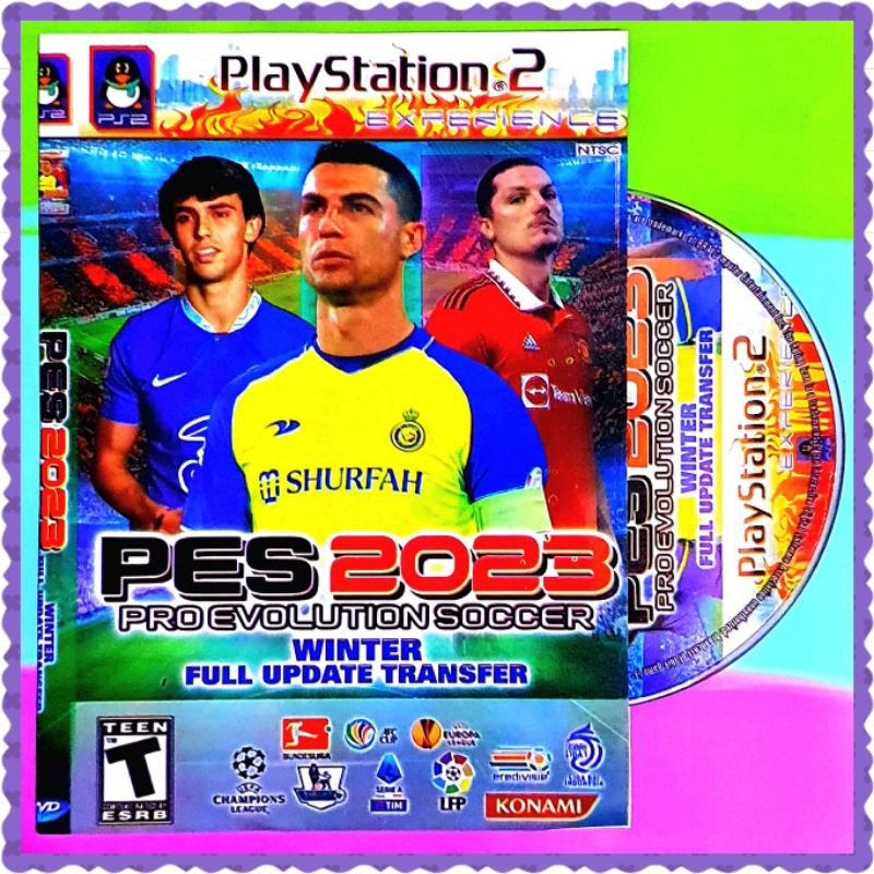 KASET PLAYSTATION2 PES 2023 FULL UPDATE TRANSFER - KASET PS2 SEPAK BOLA 2023 - KASET PS2 LENGKAP MUR