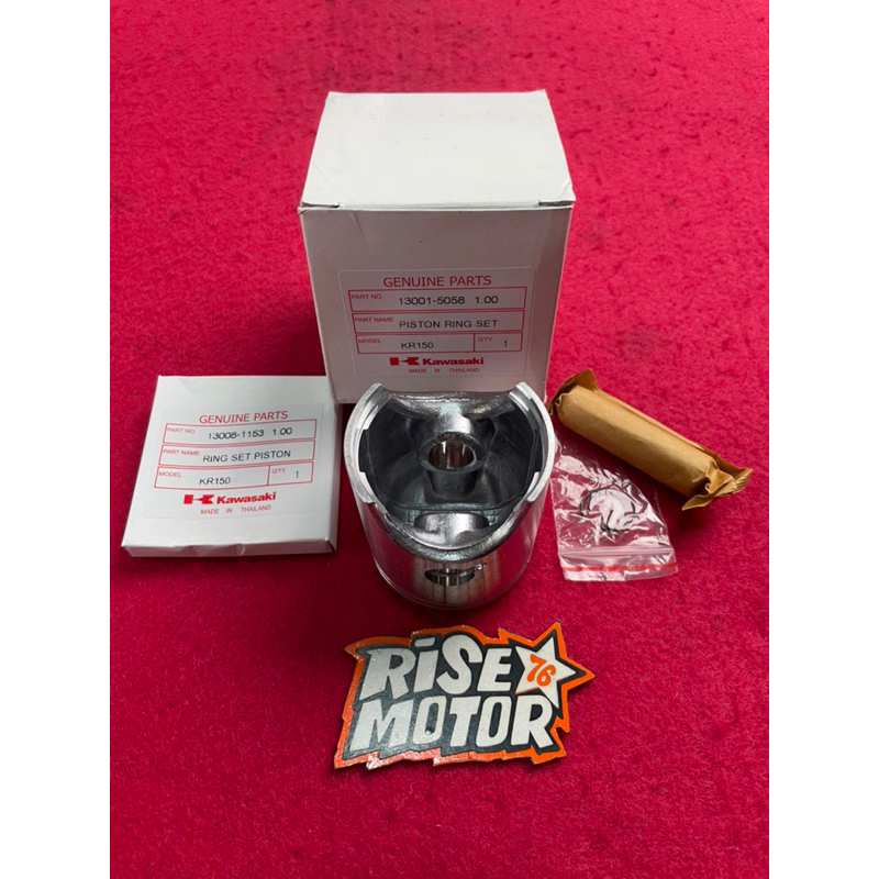 Piston Kit Ninja 150 size 100 uk 60 pen 15