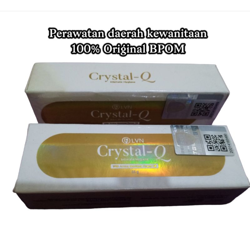 LVN Crystal-Q Original 100% BPOM | Perawatan daerah kewanitaan|Obat keputihan|Merapatkan ms.V