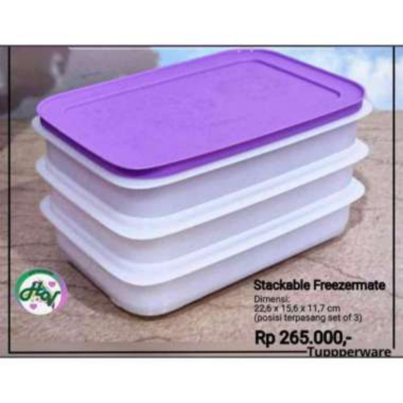 stackkable freezermate tupperware