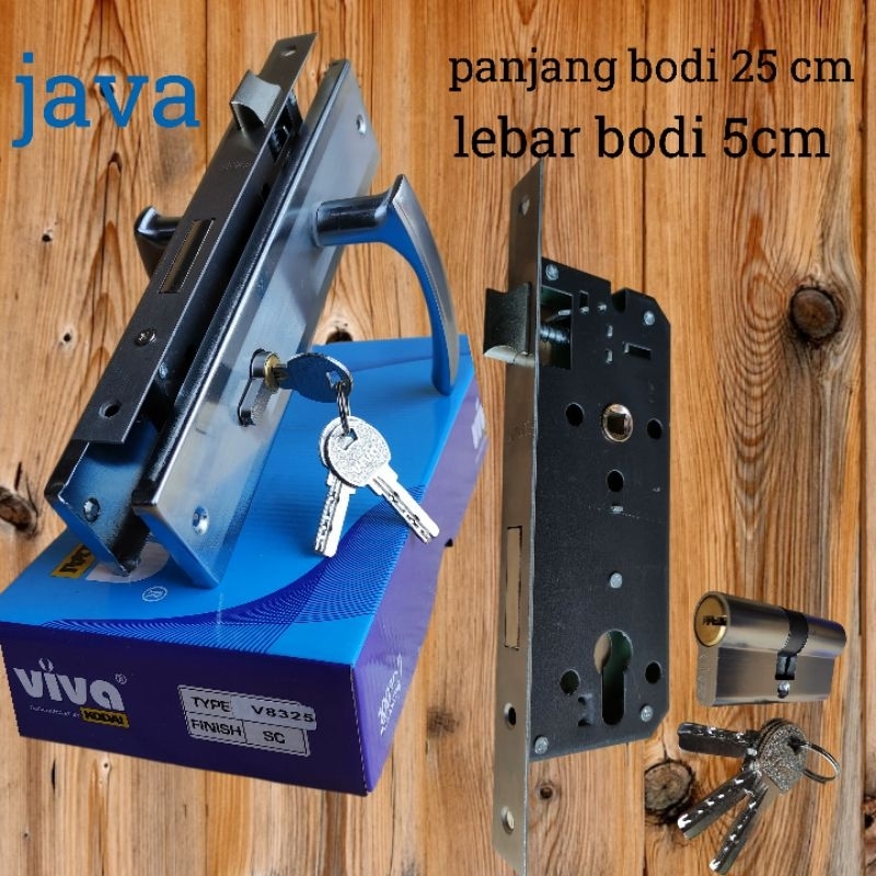 KUNCI/HANDEL PINTU SET BESAR VIVA