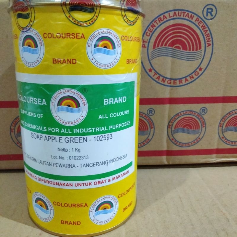 Pewarna Sabun Apple Green 102593 Coloursea Brand