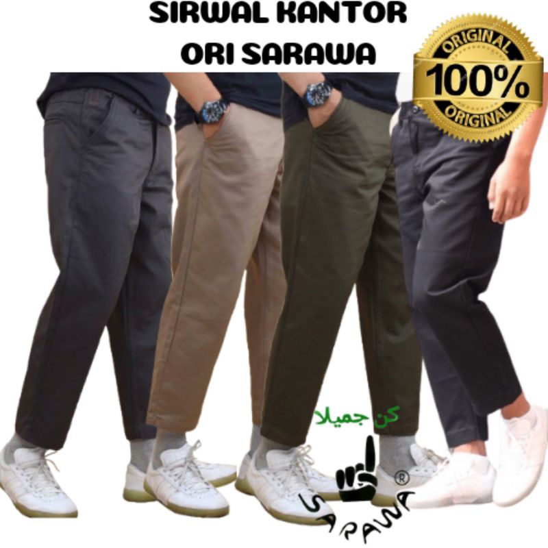 SARAWA Celana  Sirwal Kantor Premium