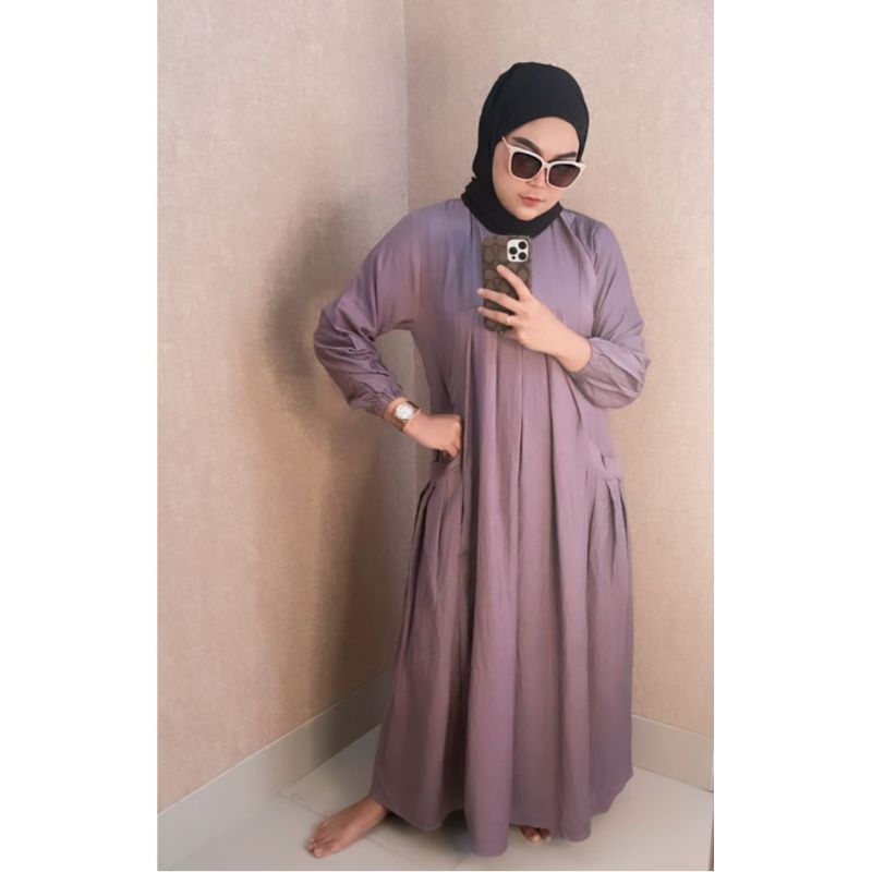 Baju Muslimah Gamis Zahra Model Rafel N5879