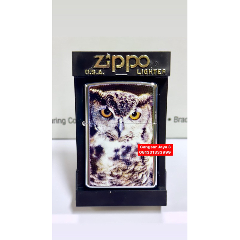 korek zippo original USA owl