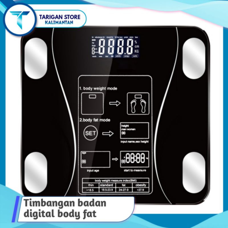 Timbangan badan digital body fat/timbangan badan bluetooth