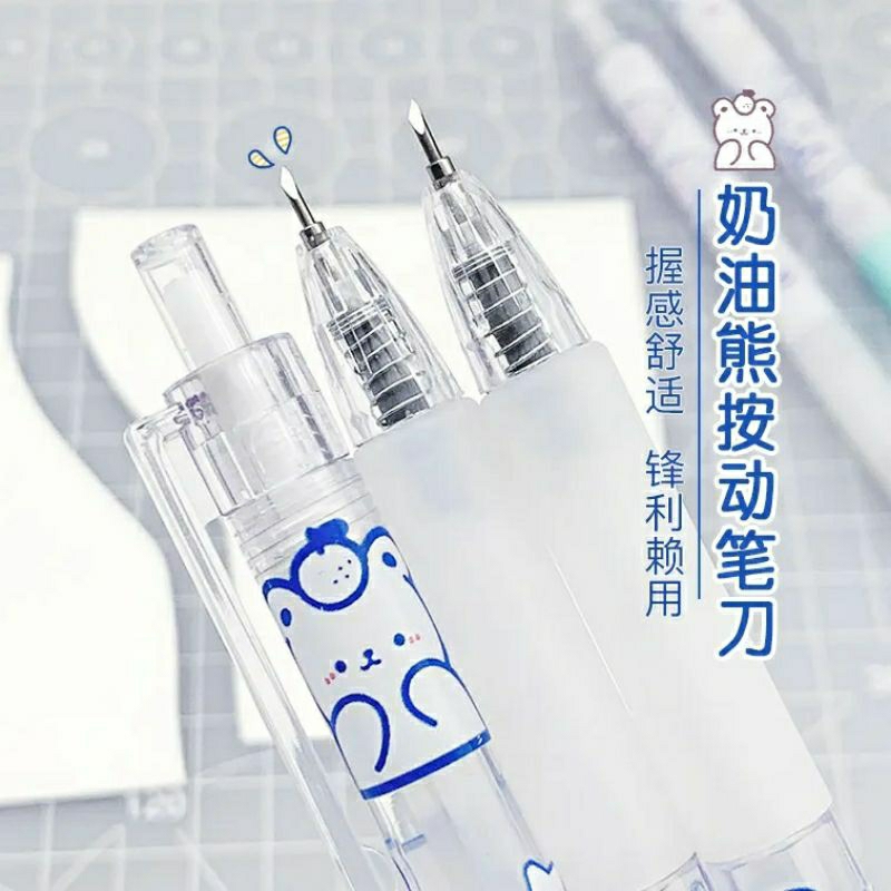 

MYUME.STORE || ( YKC )CUTTER PENA PULPEN UKIR DIY SCRAPBOOK