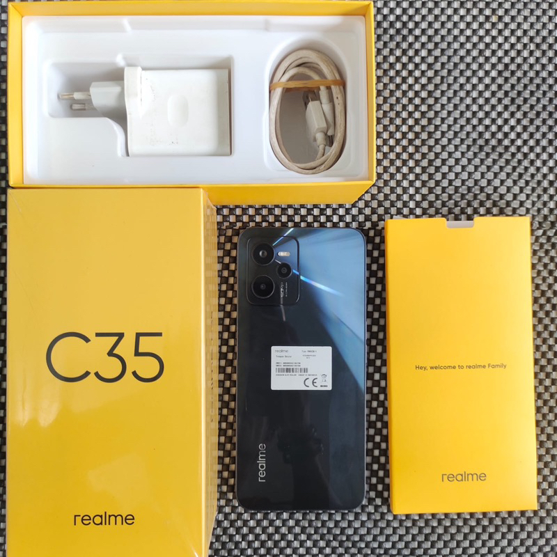 Realme C35 4/64 Second Fullset Ori