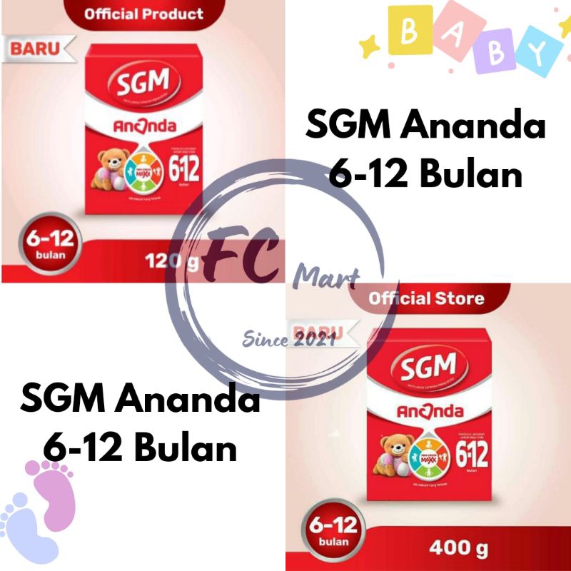 Susu SGM 6 12 bulan Susu Bayi 400gr