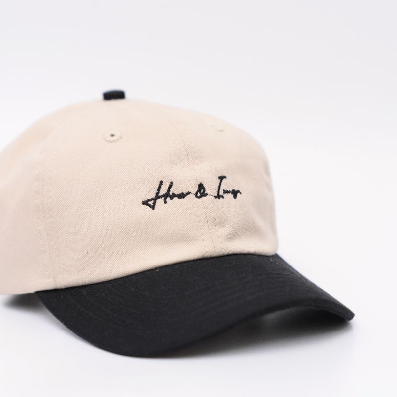 Omidoki Polo Caps Hitam Cream Zugy