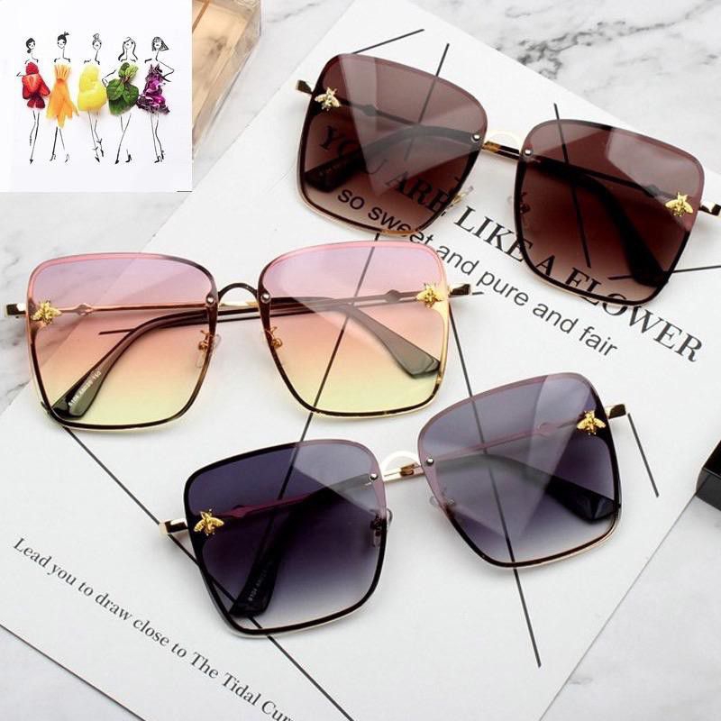 Kacamata Wanita INS Import Korean Fashion Sunglasses Besar Gaya Pantai Anti Radiasi UV