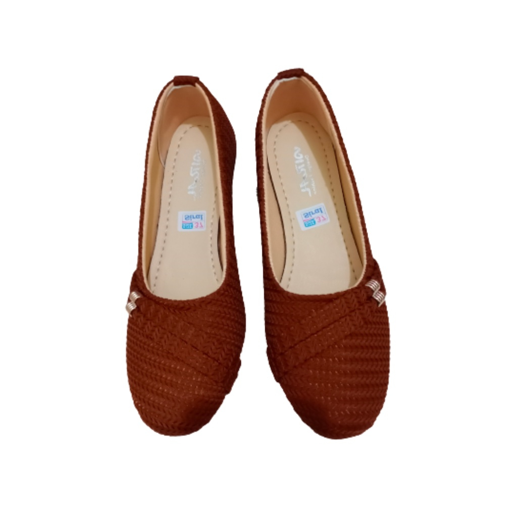 SEPATU BALET RAJUT SLEMPANG SAMPING MURAH TRENDI NYAMAN DI KAKI / SEPATU SEKOLAH DAN KERJA TERBARU