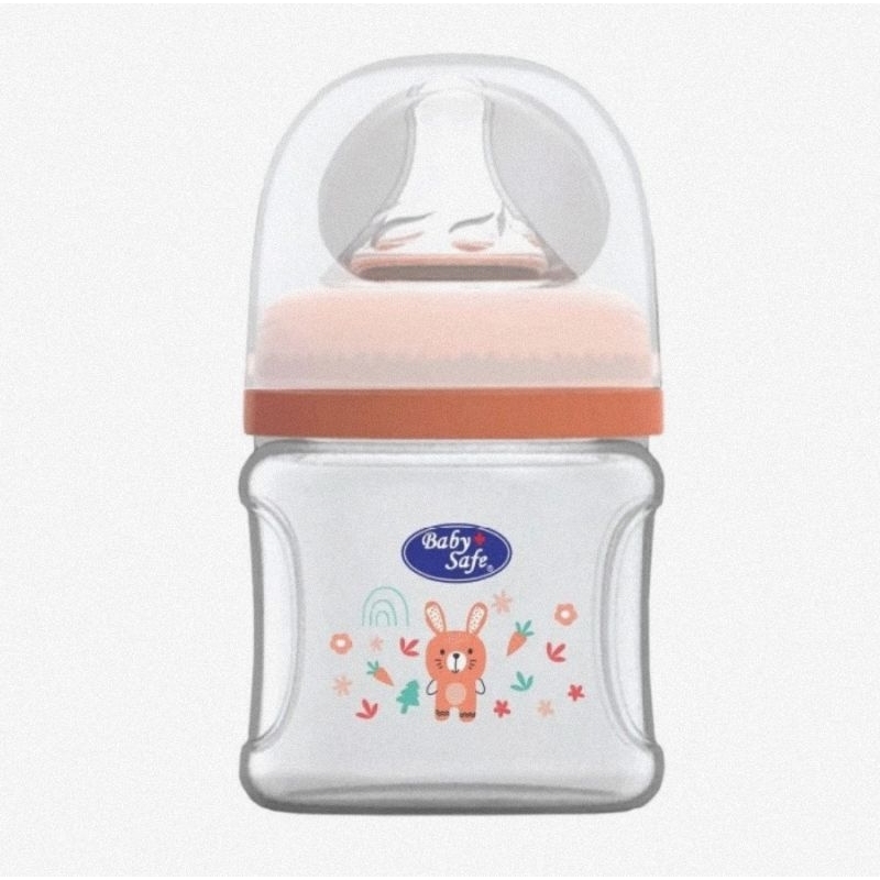 Baby Safe Wide Neck Bottle 120 ml WN07 - Botol Susu Bayi &amp; Anak