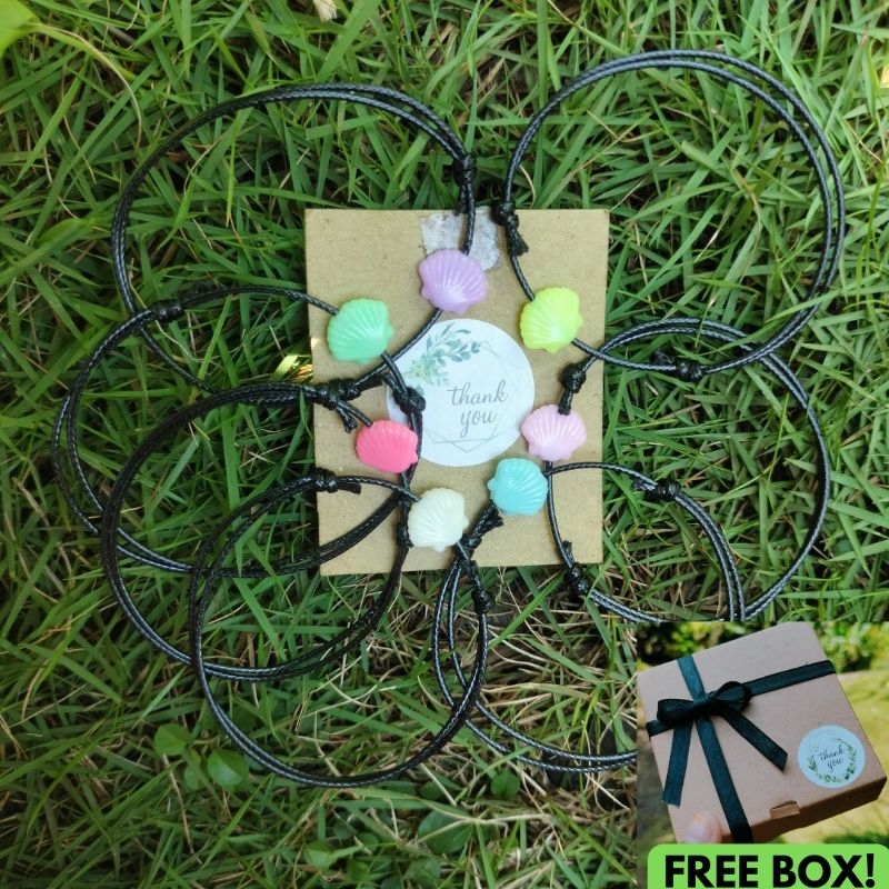 Gelang Couple Kerang FREE BOX Aesthetic