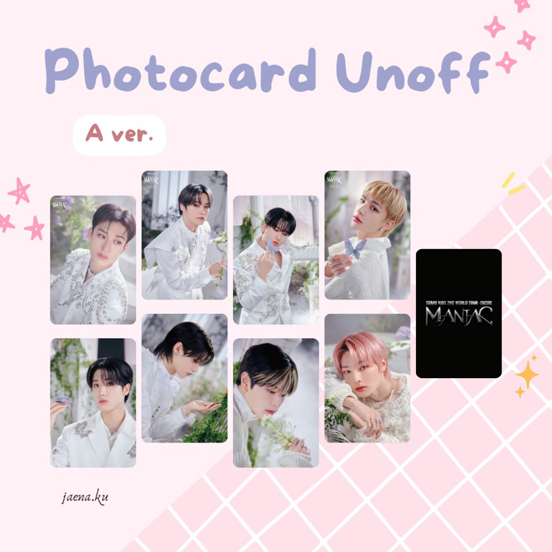 [STRAY KIDS] PHOTOCARD 2nd WORLD TOUR ENCORE MANIAC