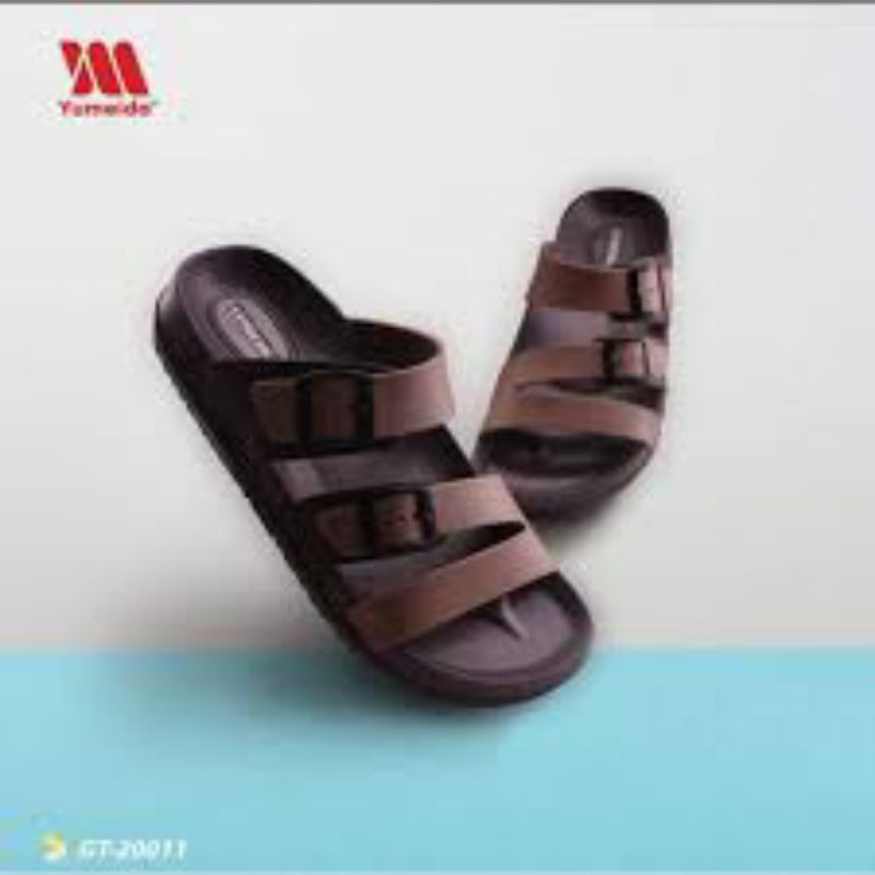 21_45 PROMO Sandal Selop Pria Ban 3 (Tali Gesper)  YUMEIDA 7122L - 100% ORIGINAL