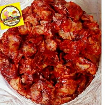 

keripik singkong bumbu rujak pedas manis