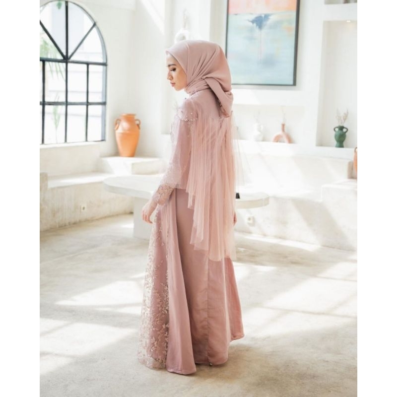 Namira Dress BrukatTile Gamis Kondangan Cantik Gamis Brokat Baju Kondangan Wanita Jumbo Dres Brokat Premium Gamis Warna Mauve Sage Matcha Wedding Dress Gamis Brukat Jumbo Seragaman Pernikahan Outfit Kondangan Terbaru Dress Brukat Tille Outfit Bridesmaid