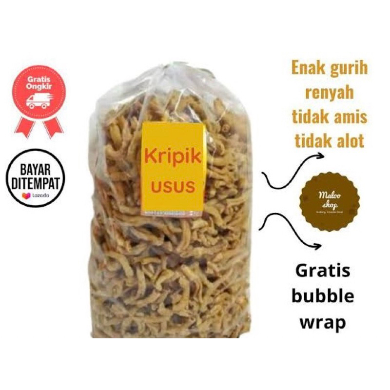

1 BAL @2KG KERIPIK USUS PREMIUM (ORIGINAL / PEDAS)