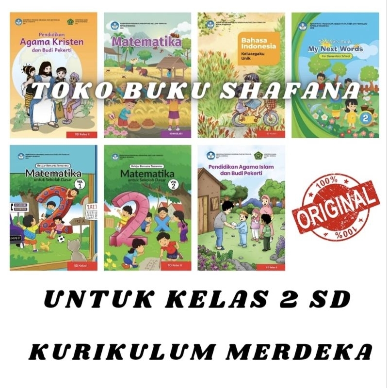 Buku Paket Kurikulum Merdeka Kelas 2 SD/MI KEMENDIKBUD ( DIKNAS )