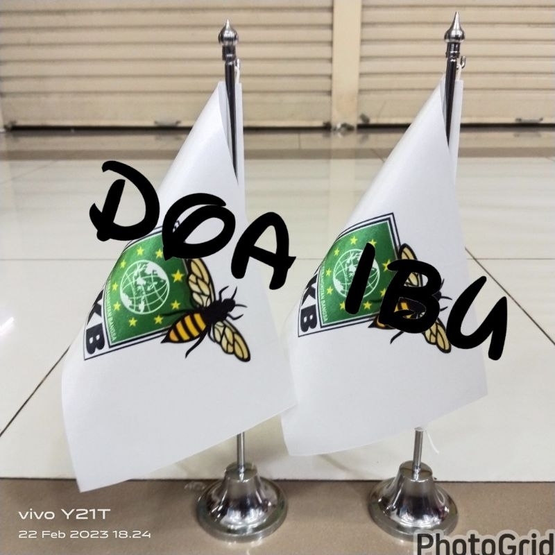 

best seller tiang stenlis meja+bendera meja partai PKB