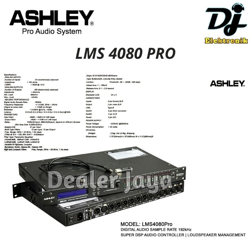 Management/ DLMS Ashley LMS 4080 PRO / LMS4080 PRO - 4 in 8 out