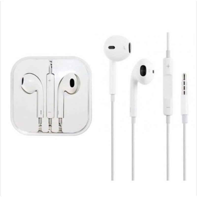 Headset - Earphone Lightning Packing Mika Jack 3.5mm Universal - Headset Lightning Packing Mika - Headset