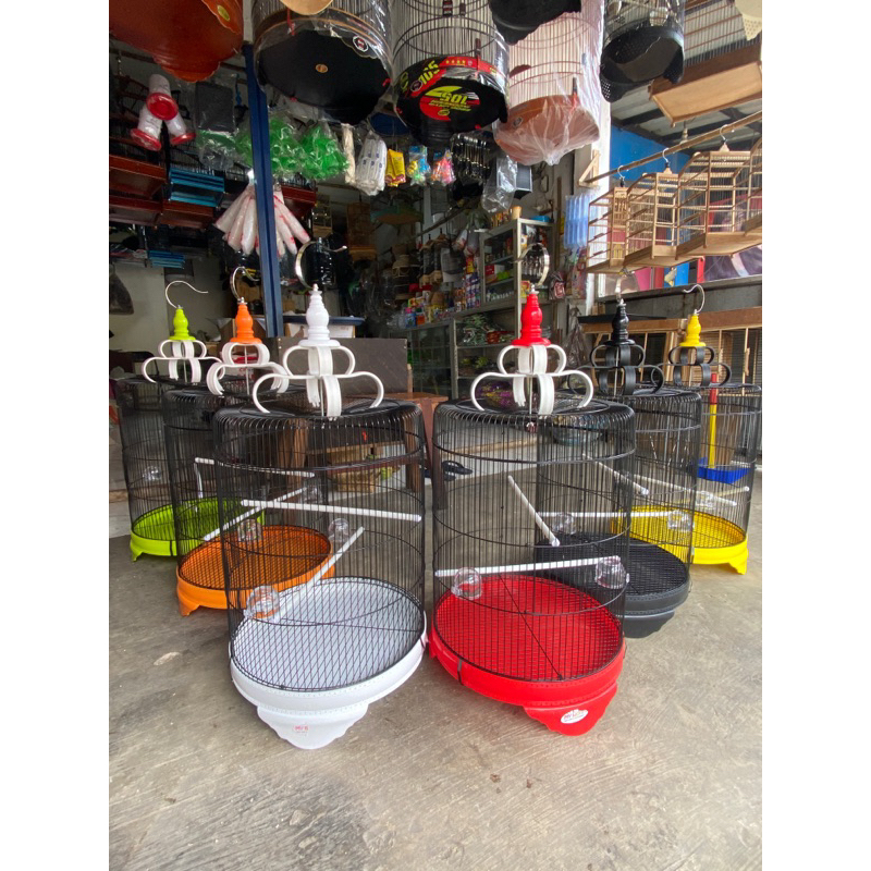 SANGKAR KANDANG BESI JUMBO DIAMETER 42 BUAT JALAK KACER DLL